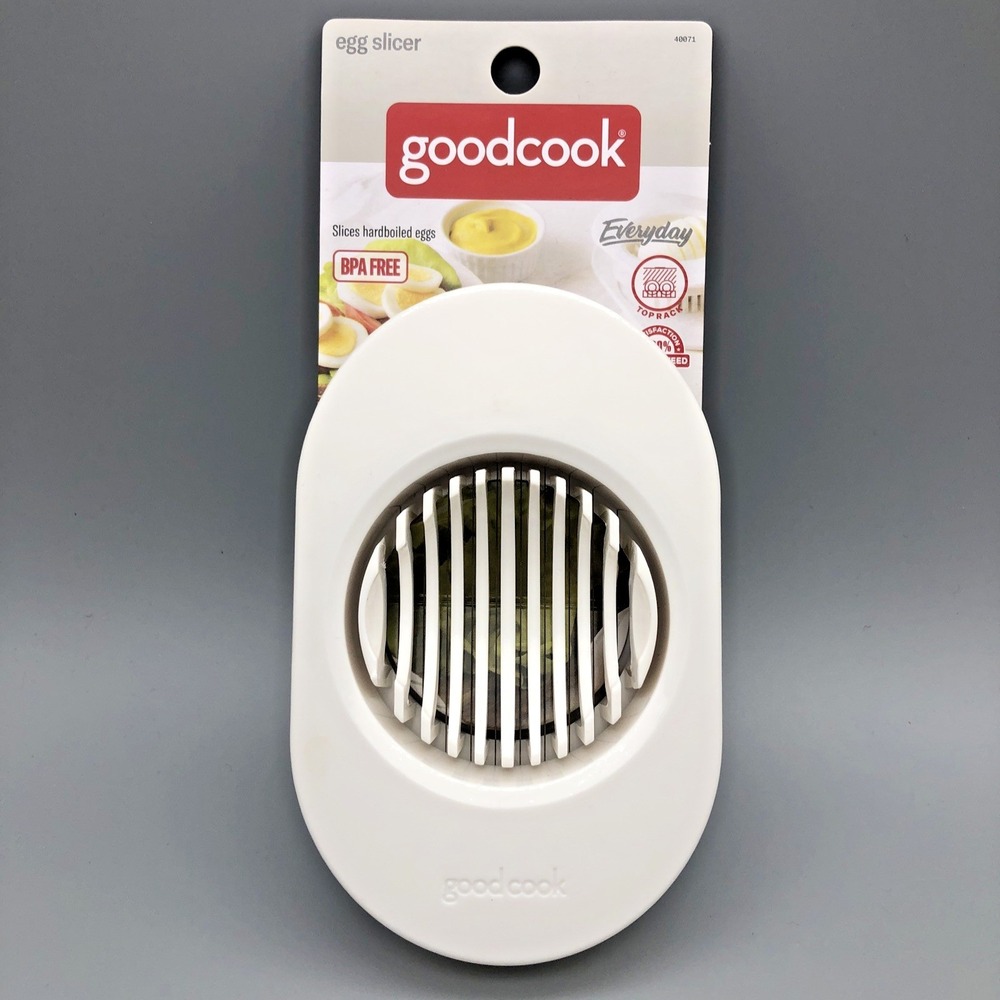 Good Cook 40071‎ White Plastic/Stainless Steel Wire Egg Slicer Tool BPA Free New